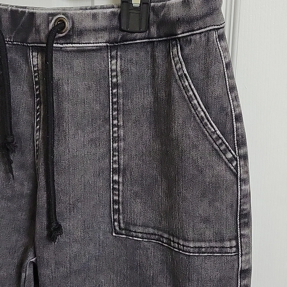 Ethyl Super Soft + Stretchy Denim Cargo Joggers - Picture 2 of 5